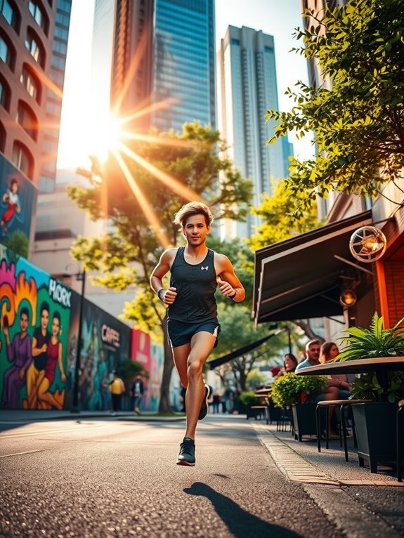 exploring cities through running