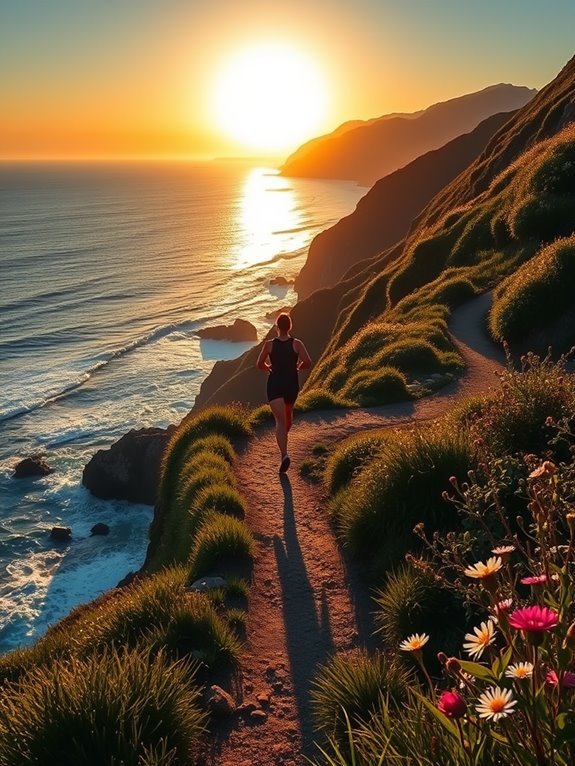 exploring new running trails