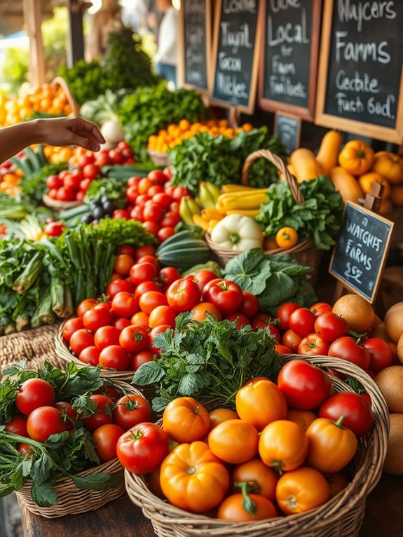 fresh local seasonal ingredients