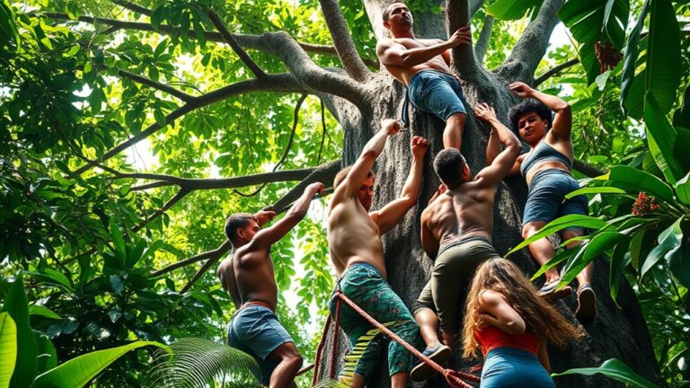 fun tree climbing workout