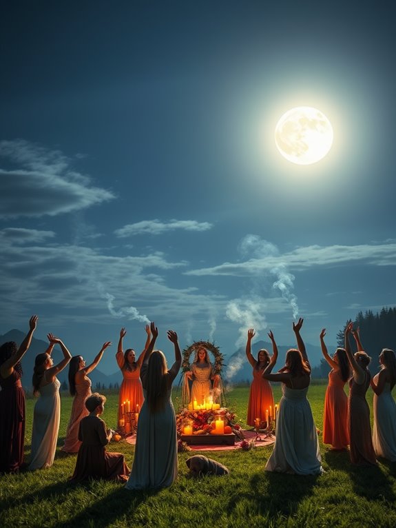 goddess worship during full moon