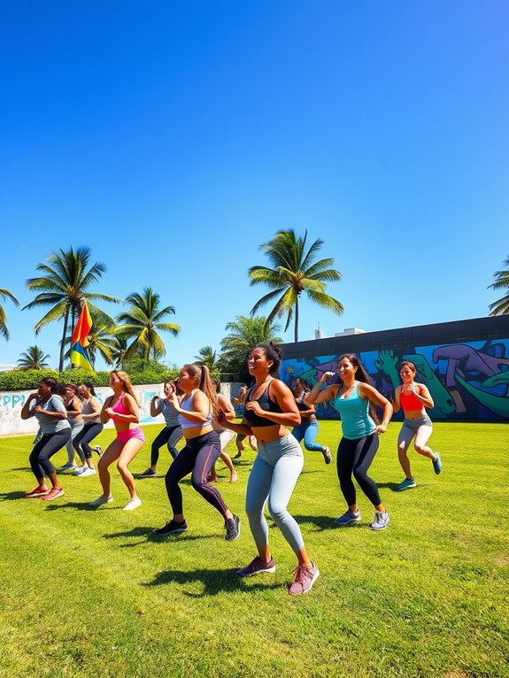 group fitness bonding experience