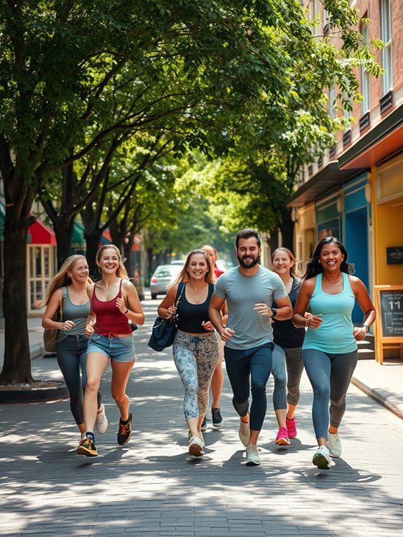 group walking social events