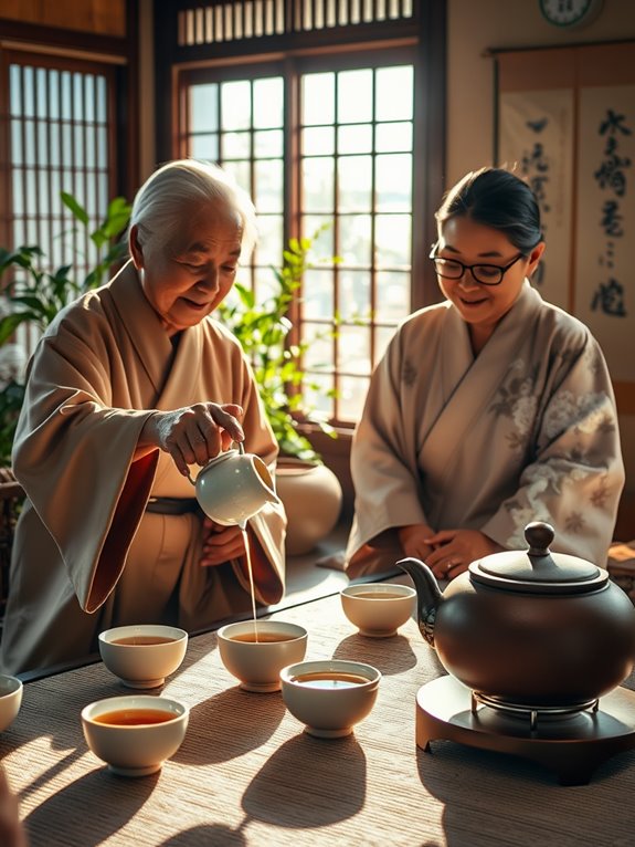 harmony in tea rituals