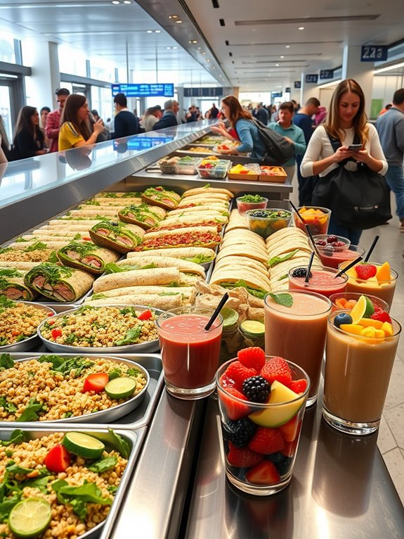 healthy airport food options