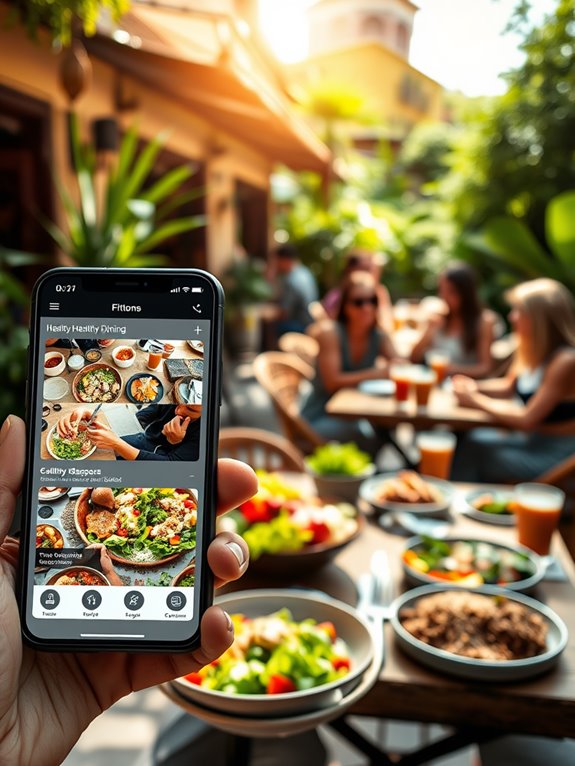 healthy dining choices available