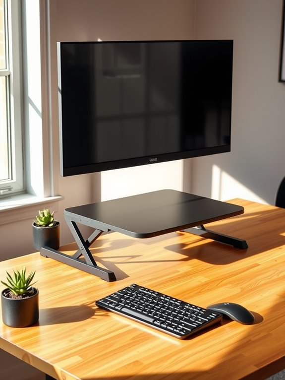 height adjustable monitor stand