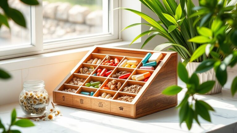 herbal supplement organization tips