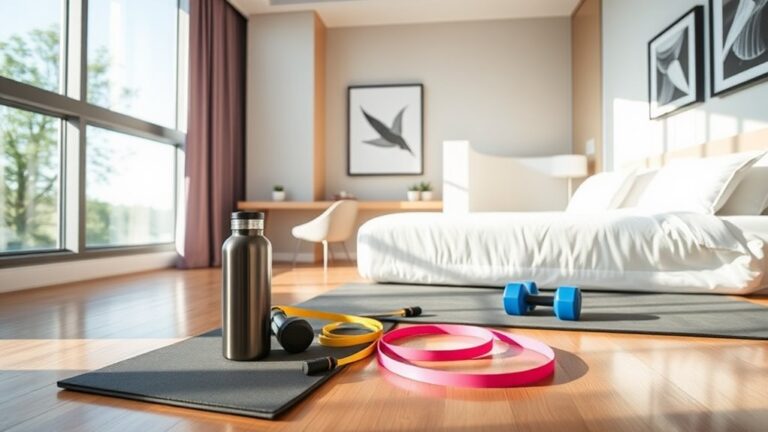 hotel room core exercises