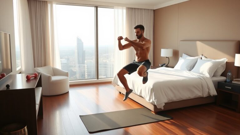 hotel room fat burning workouts