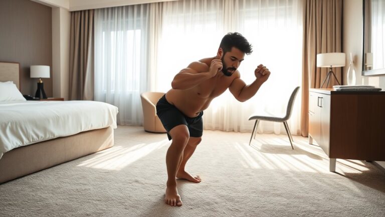 hotel room hiit workout