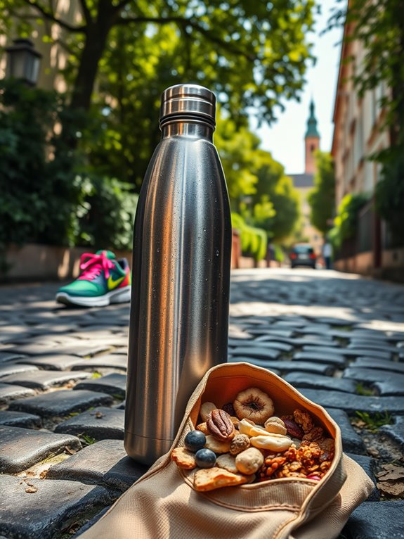 hydration and healthy snacks