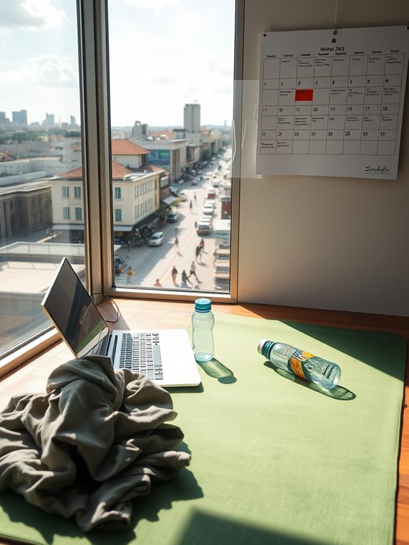 inconsistent exercise routine challenges