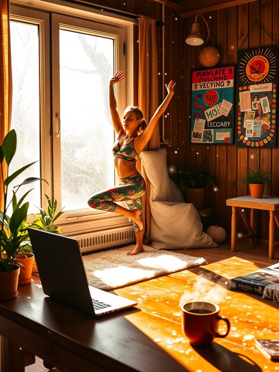 indoor fitness enthusiasm boost