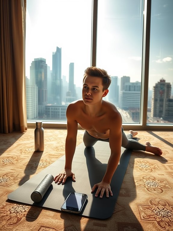 intense core workout session