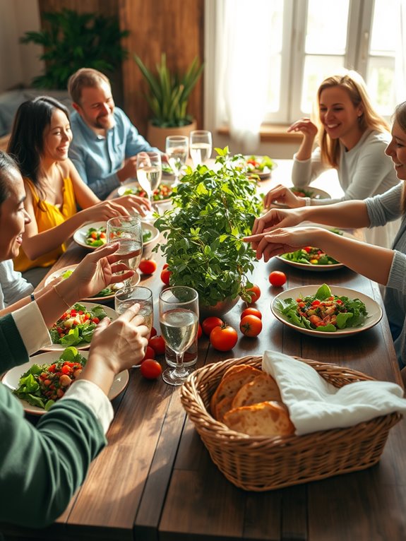 inviting communal dining experiences