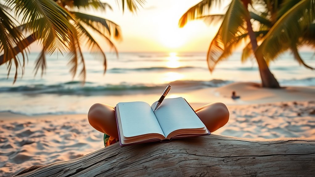 journaling alleviates nomadic stress