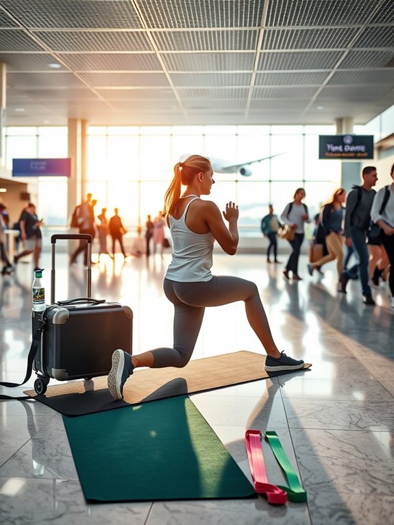 keep moving while traveling