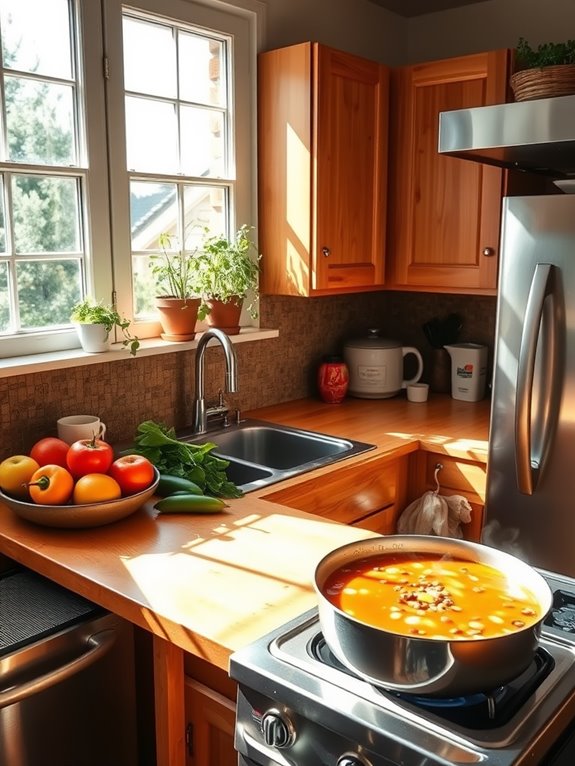 kitchen equipped accommodation options