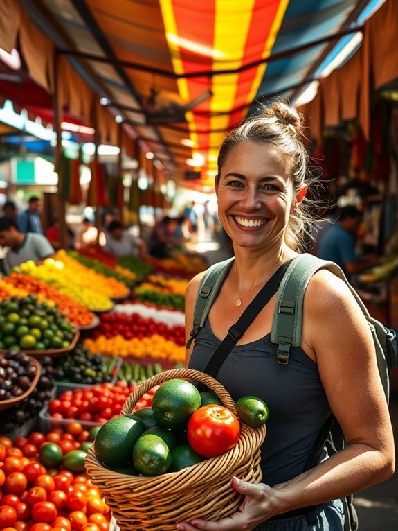 local markets for ingredients