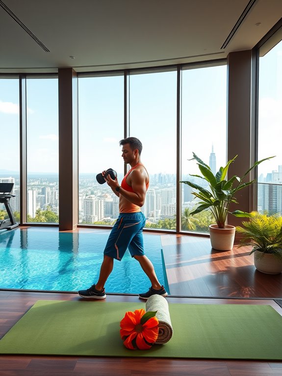 maximize fitness hotel amenities