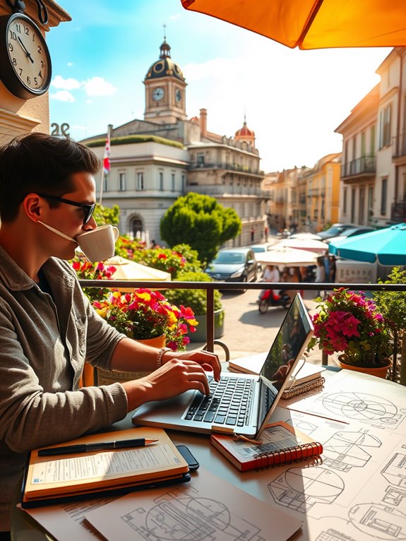 maximize productivity during travel