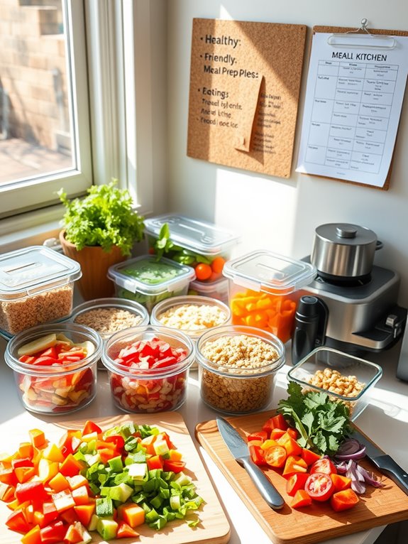 meal prepping while traveling