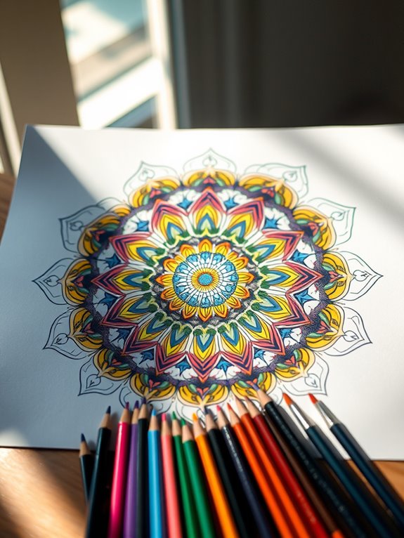 mindful mandala art practice