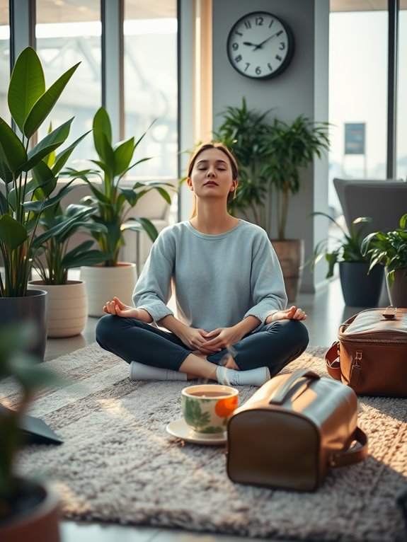 mindfulness before travel departure