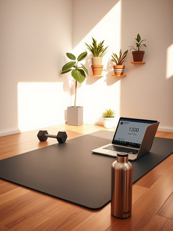 minimalist space workout routines