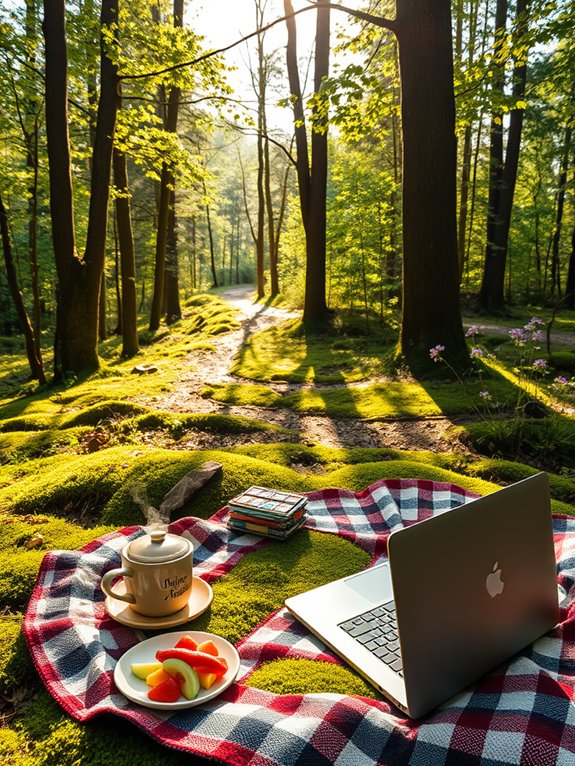 nature exploration during breaks