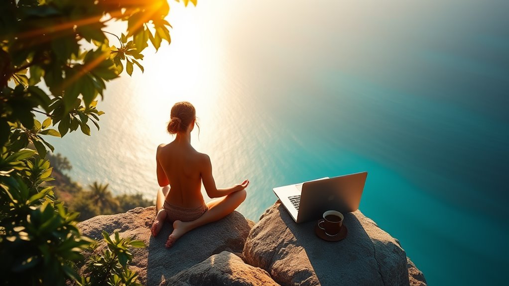 nature focused digital nomad lifestyle