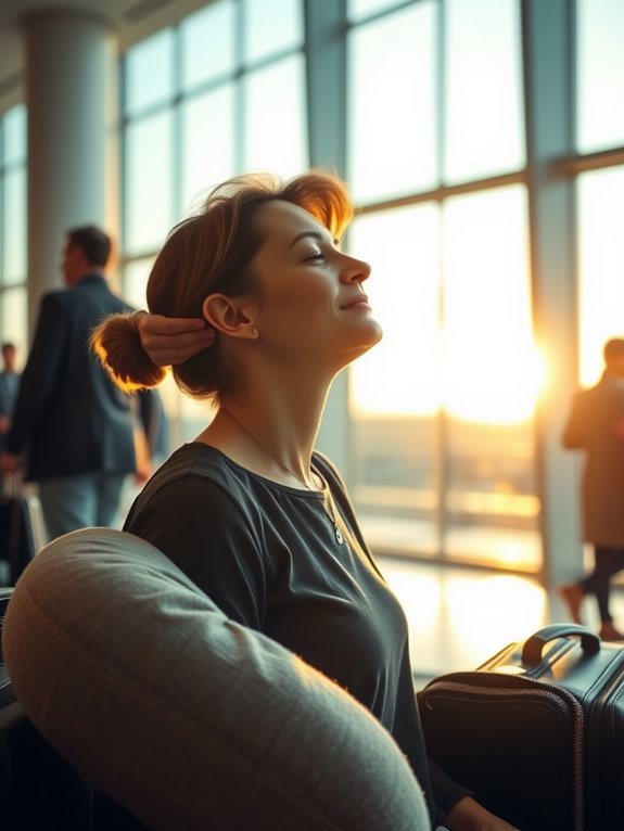 neck tension relief stretches