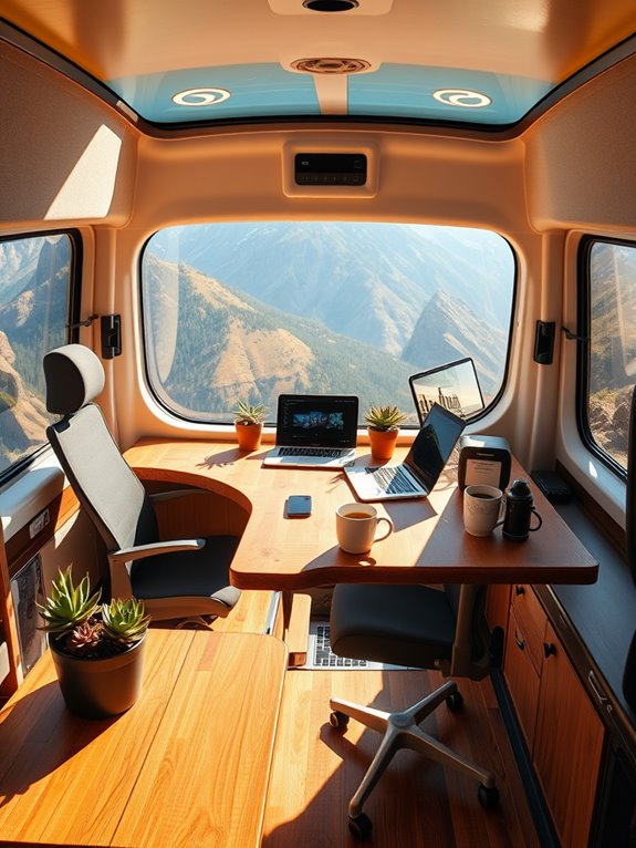 nomadic mobile work environments