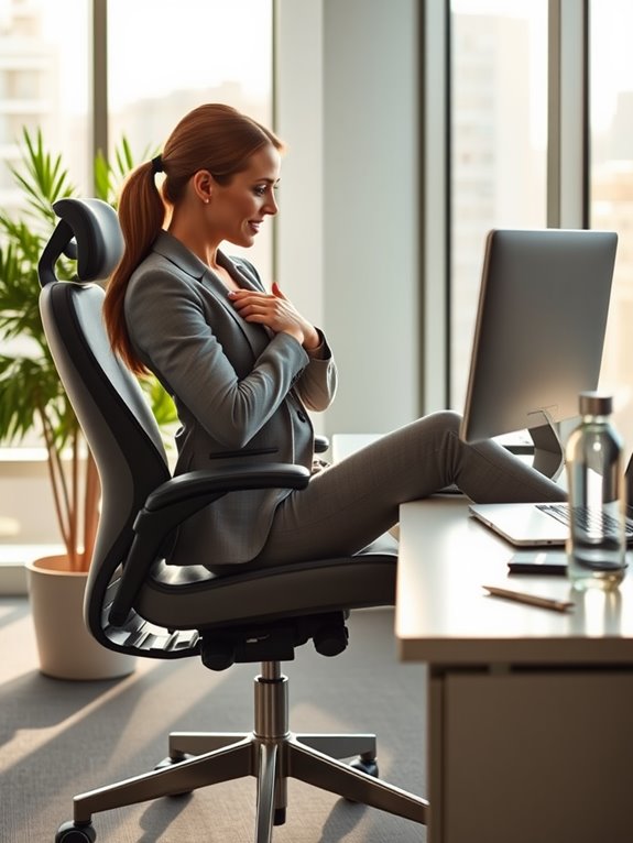 office friendly core exercises