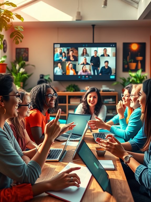 online support and networking