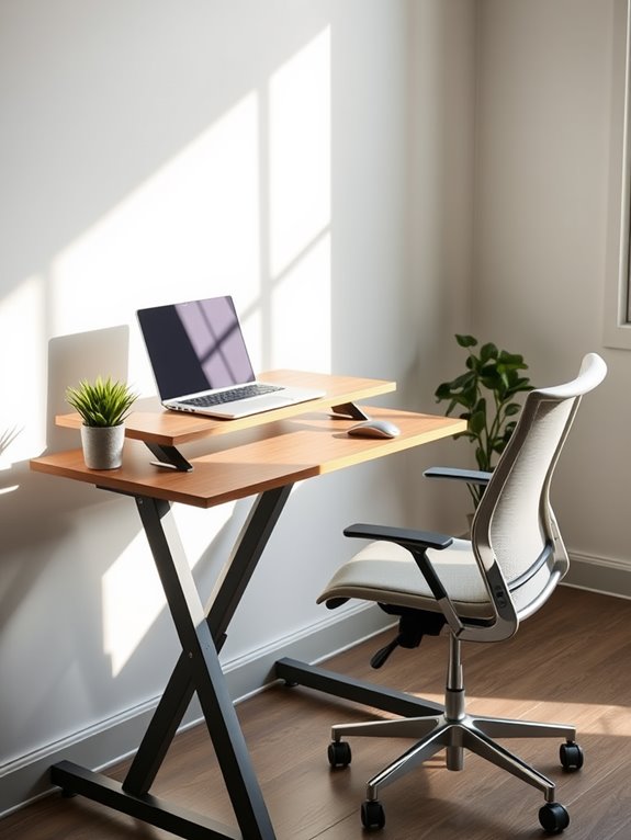 optimal desk height adjustment