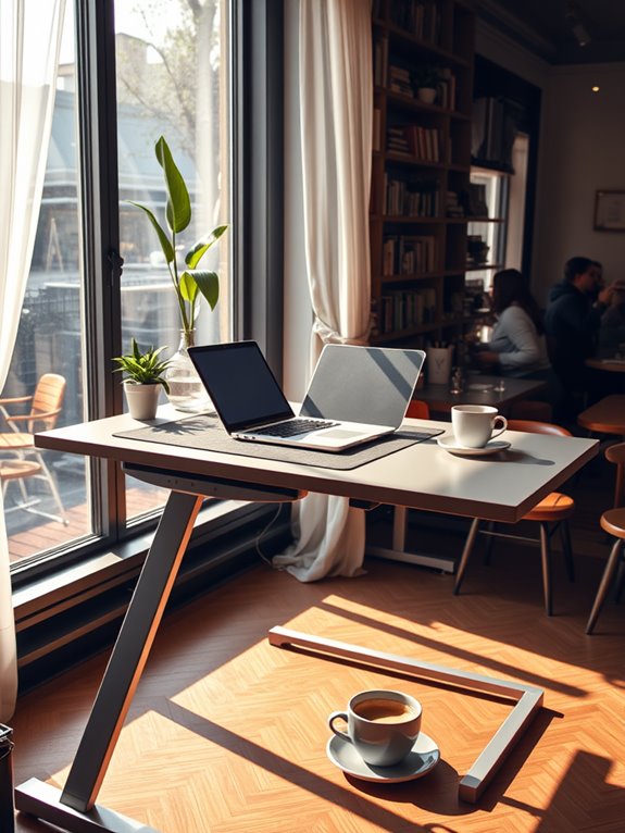 optimal standing workspace placement