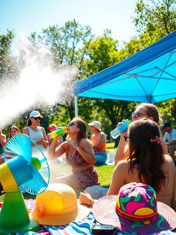 outdoor activity cooling methods