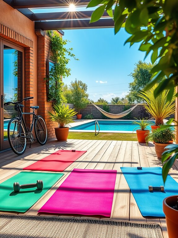 outdoor exercise opportunities available