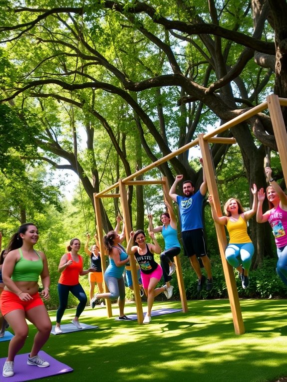 outdoor fitness group activities