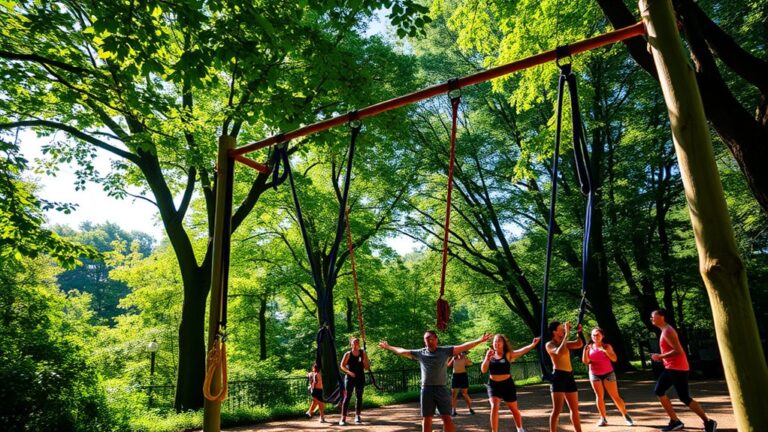 outdoor fitness in nature