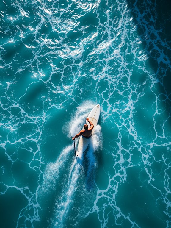 paddling enhances core strength