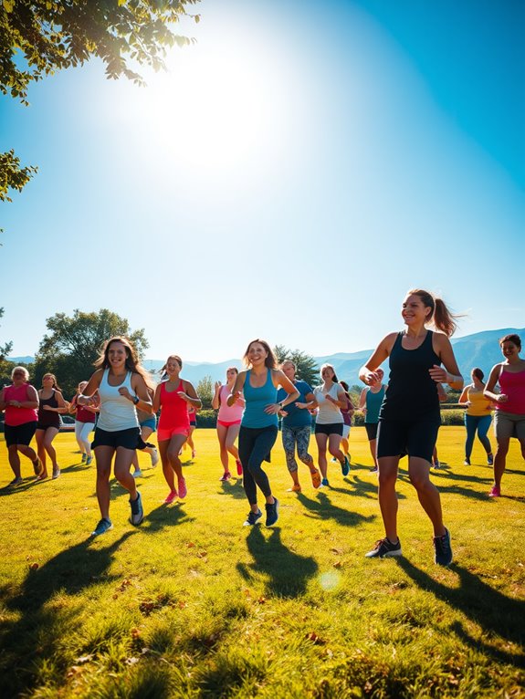 participate in fitness classes