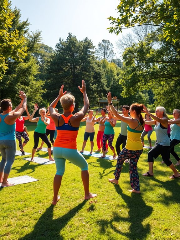 participate in fitness communities