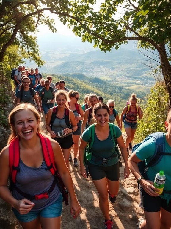 participate in group adventures