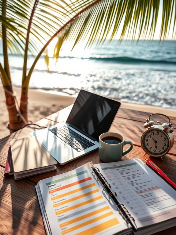 plan tasks for traveling