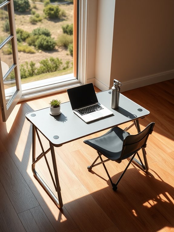portable desk options available