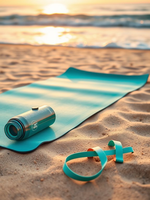 portable exercise mat option