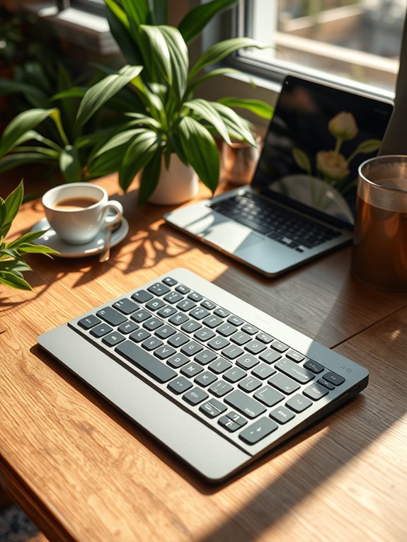 portable wireless typing device